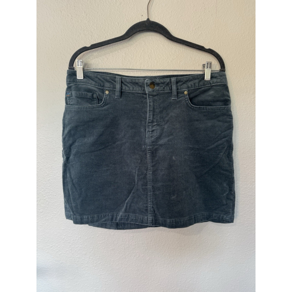 PATAGONIA Corduroy Mini Skirt Size 12 Fall Casual